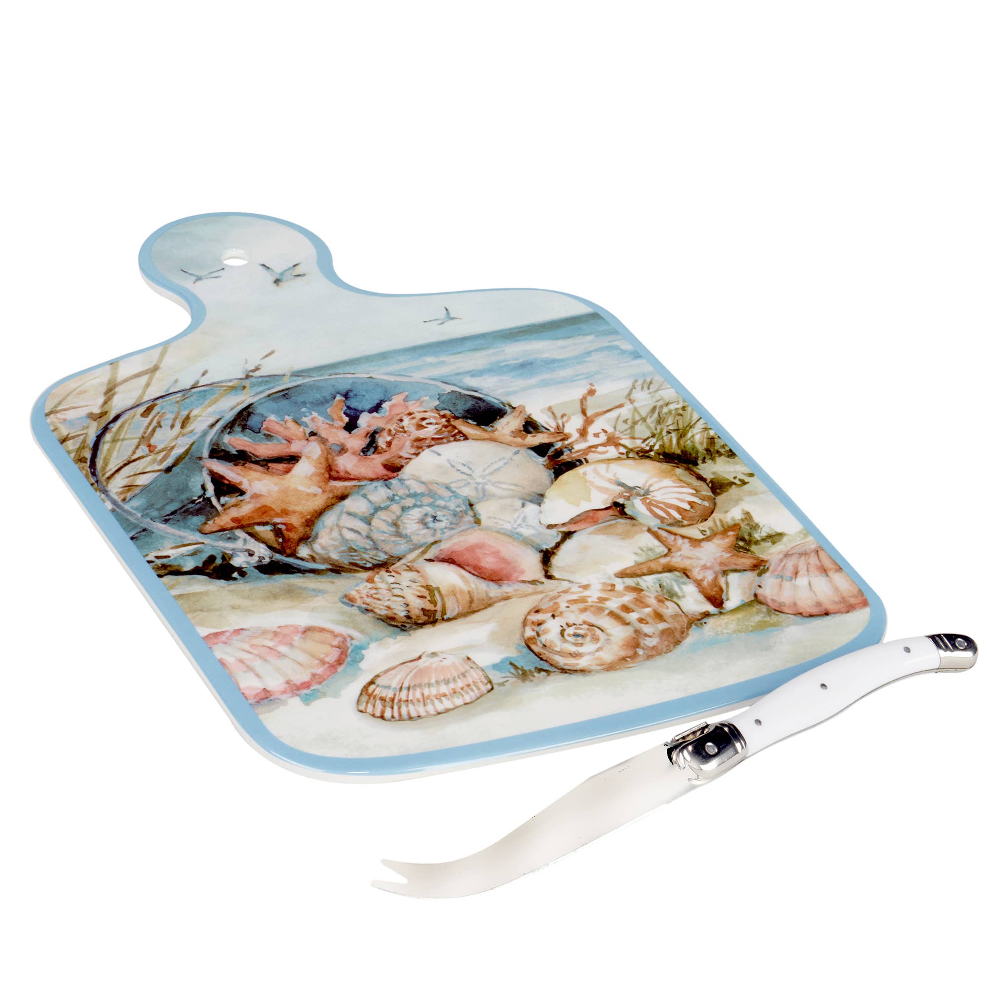 Certified International – Tábua de queijos por atacado – Tábua de Queijo Paisagem Costeira 13.25 x 8 Faca 9.251