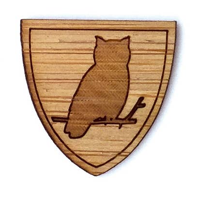 Épingles en Bambou - Mini - Chouette pour la vente par Cabin + Cub