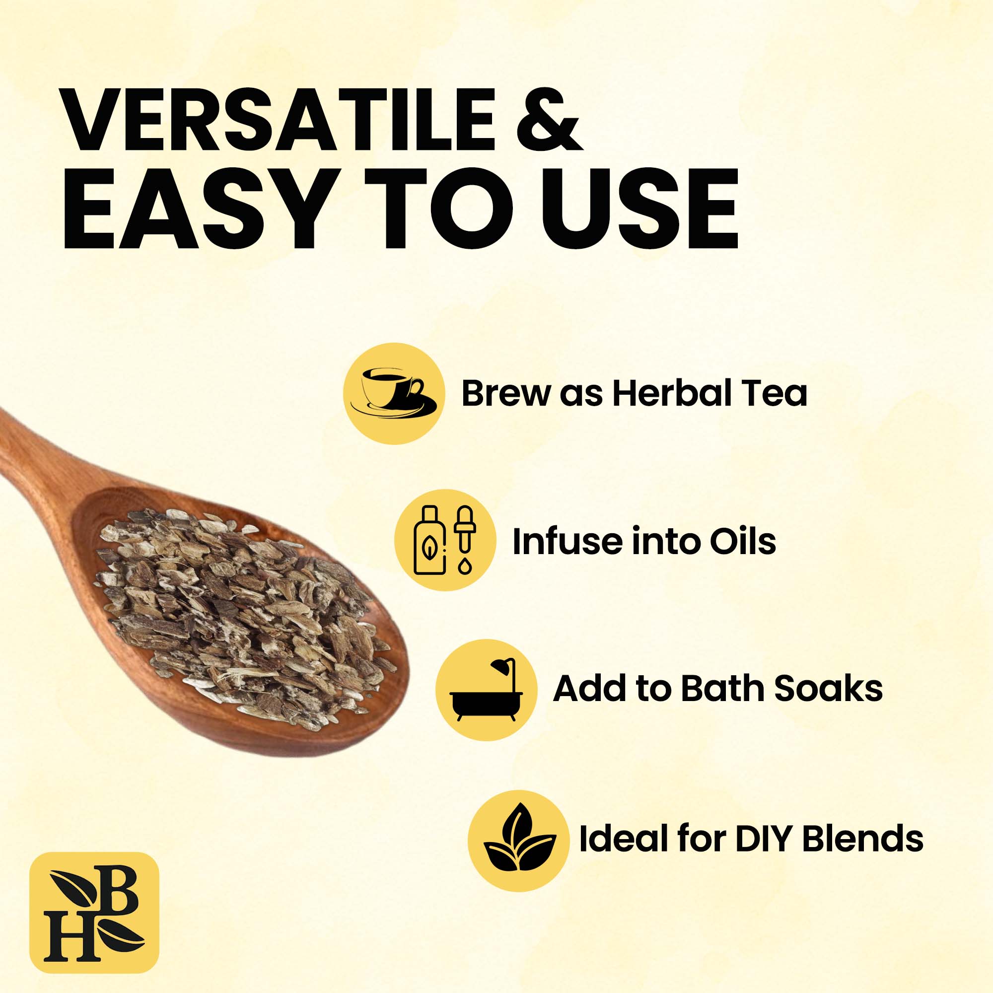 Herb To Body - Wholesale Herbs - Burdock Root C/S 4oz6