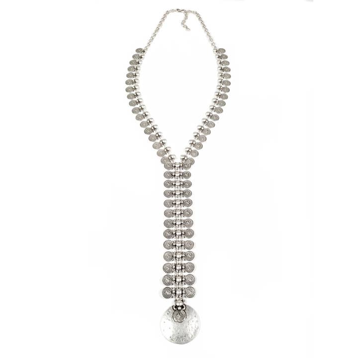 The Ancient Bazaar Jewelry & Accessories - Wholesale Choker/Collar - Item # ZN-302 - Pewter Necklace1