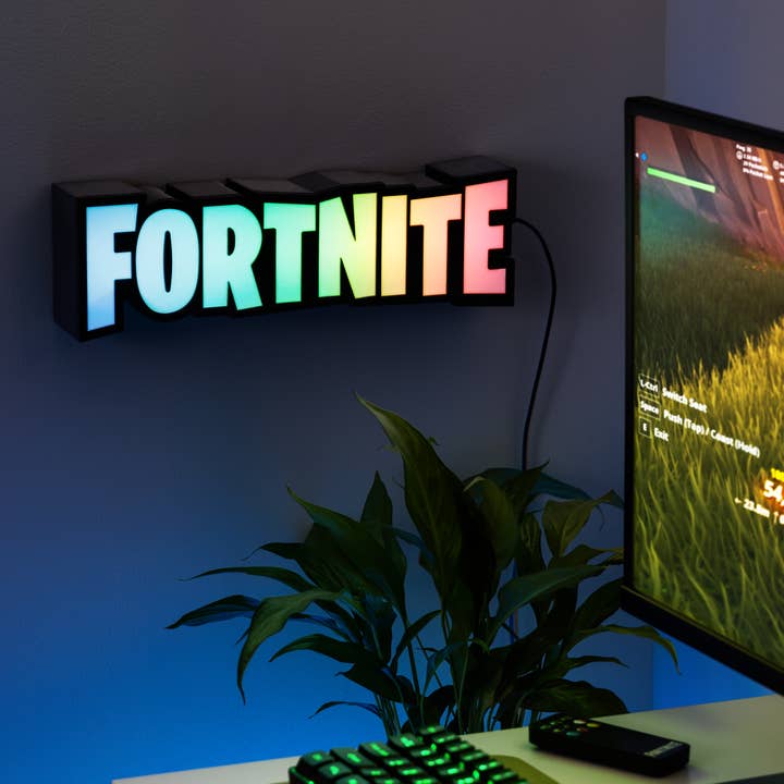 Logo Fortnite Lumière pour la vente par Paladone