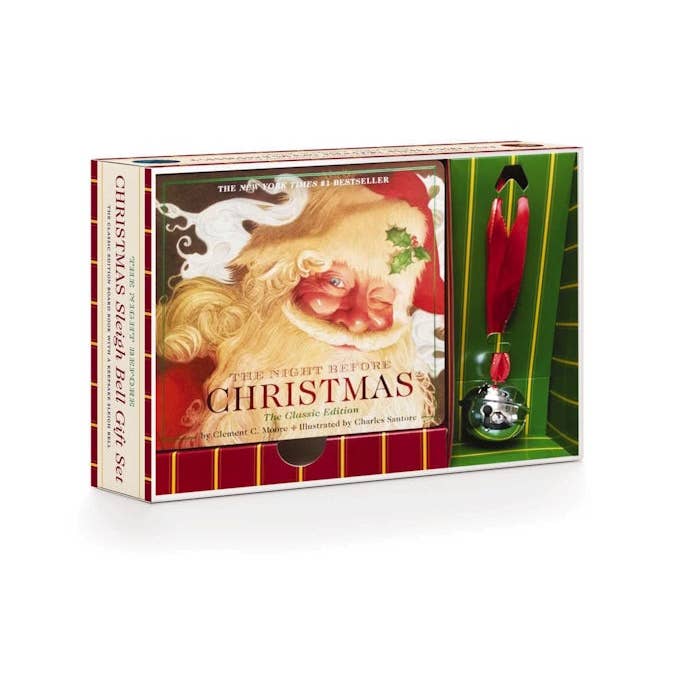 HarperCollins Focus - Wholesale Preschool Book (3-5) - The Night Before Christmas (Sleigh Bell Gift Set)