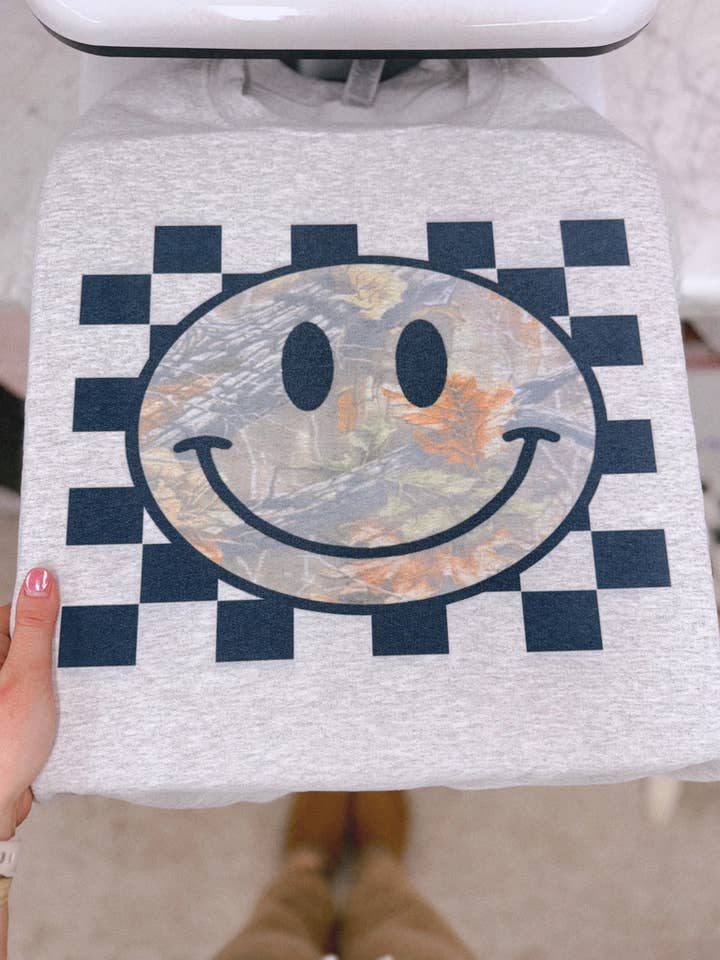 THE CAMO SMILEY for wholesale by The Walking A