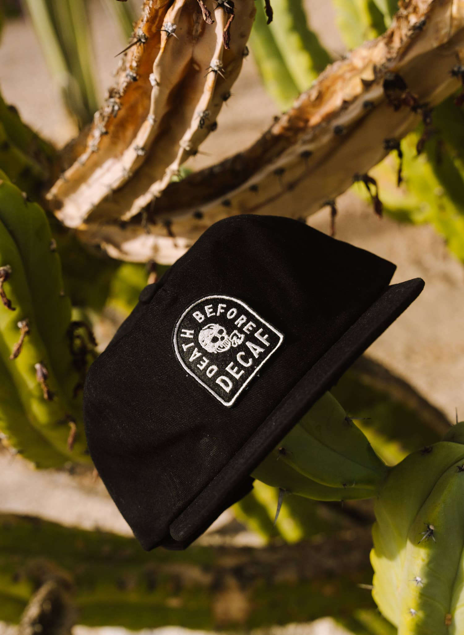 Pyknic - Wholesale Flat Brim Cap - Unisex - Death Before Decaf Hat9