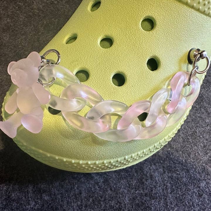 JuliesDecal - Wholesale Shoe accessories - Fancy Bling Bling Chains Pearl Chain Gold Chain Silver Diamond Chain for DIY Unique Special Shoes4