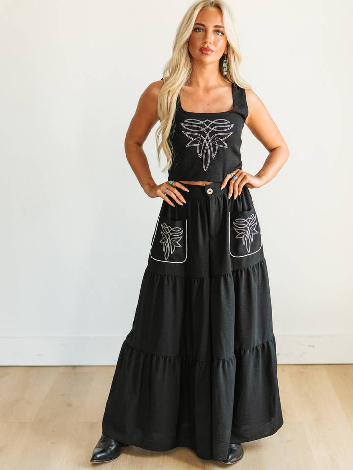 TH8400 BLACK STITCH SET (7 Piece) for wholesale by Turquoise Haven