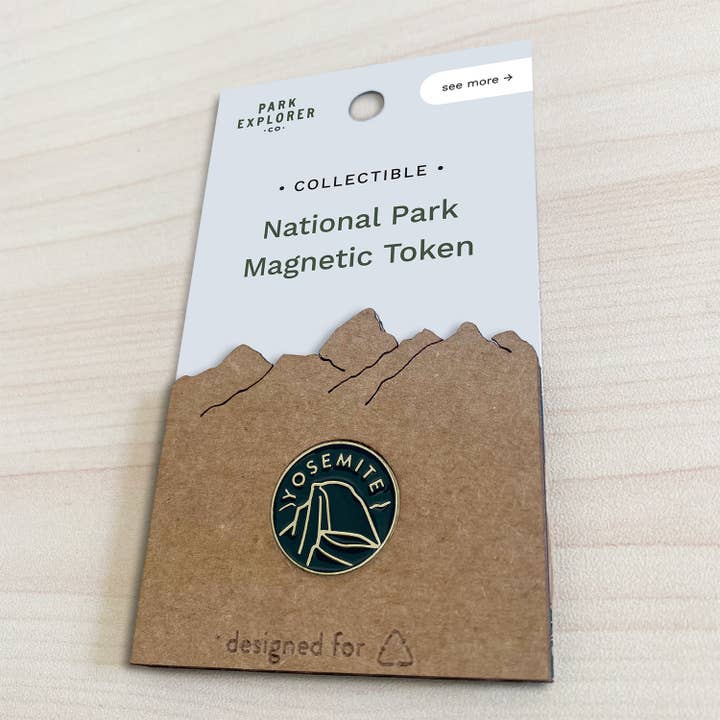 Yosemite National Park Enamel Magnet for wholesale by Park Explorer Co.