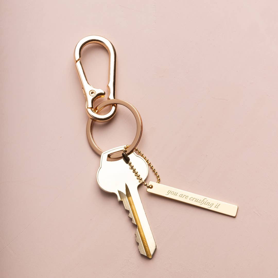 Scout Curated Wears - Wholesale Beaded Bracelet - Hidden Message Bracelet - F♥cking Great/Blue Apatite/Gold4