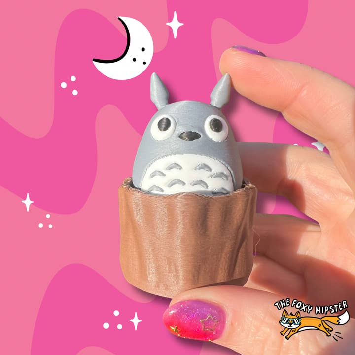 Totoro Fidget Toy Clicker for wholesale by The Foxy Hipster