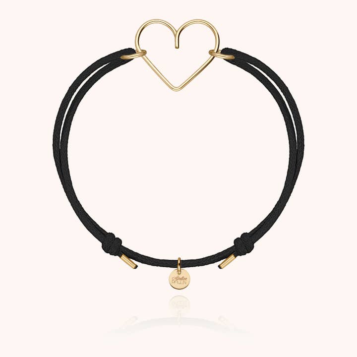 Hjertesnor Armbånd - 14k gul guld fyldt for engroshandel hos Atelier Paulin US