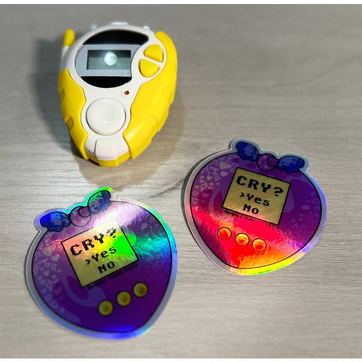 Angelic Angel Gifts - Wholesale Sticker - Retro Gamer Holographic Sticker For Water Bottle7