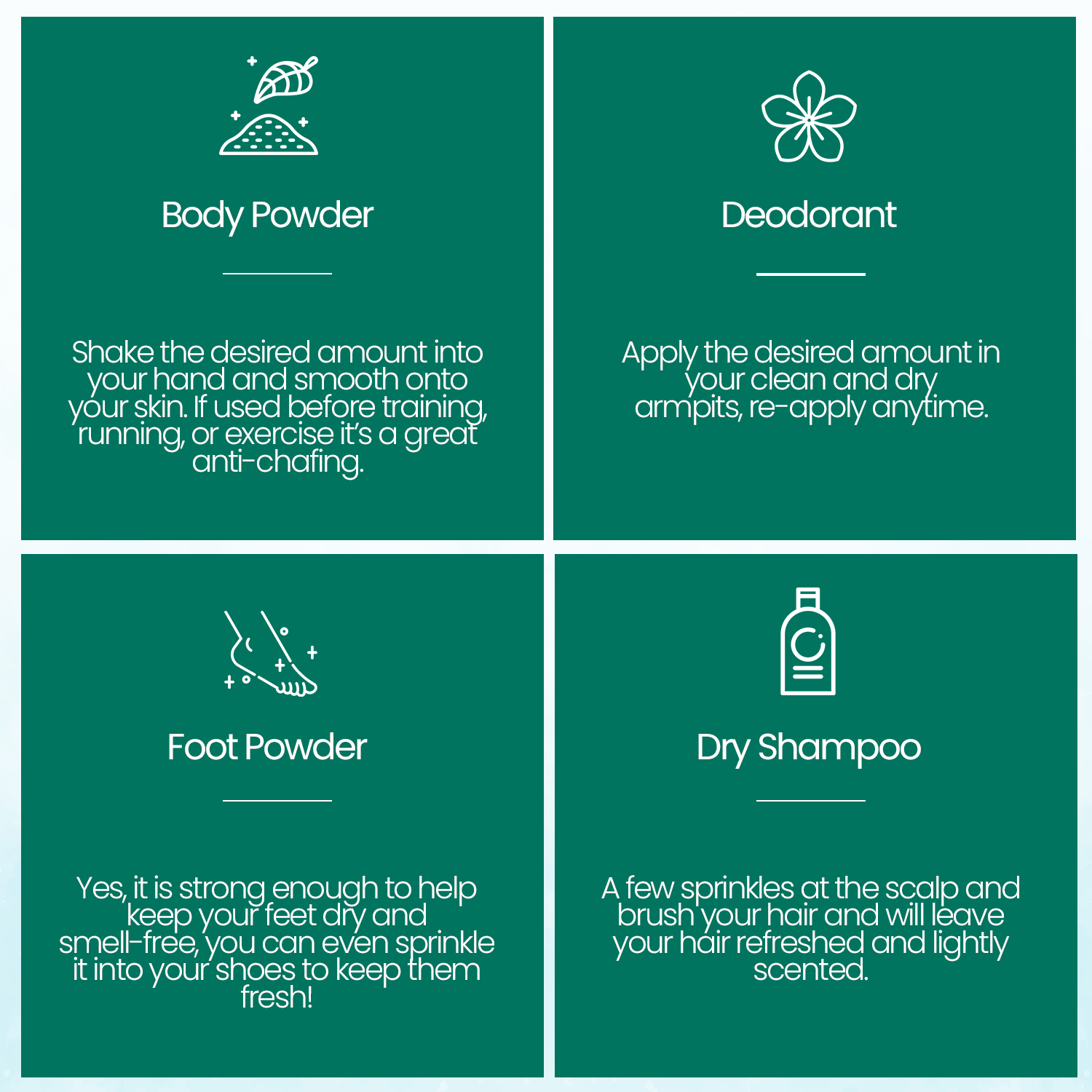 BeNat - Wholesale Body/Talcum Powder - All-Natural Body Powder. Eco-Friendly.2