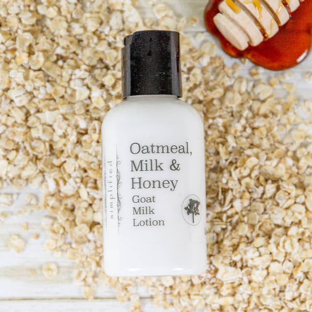 Lotion au lait de chèvre 2 oz pour la vente par Simplified Soap