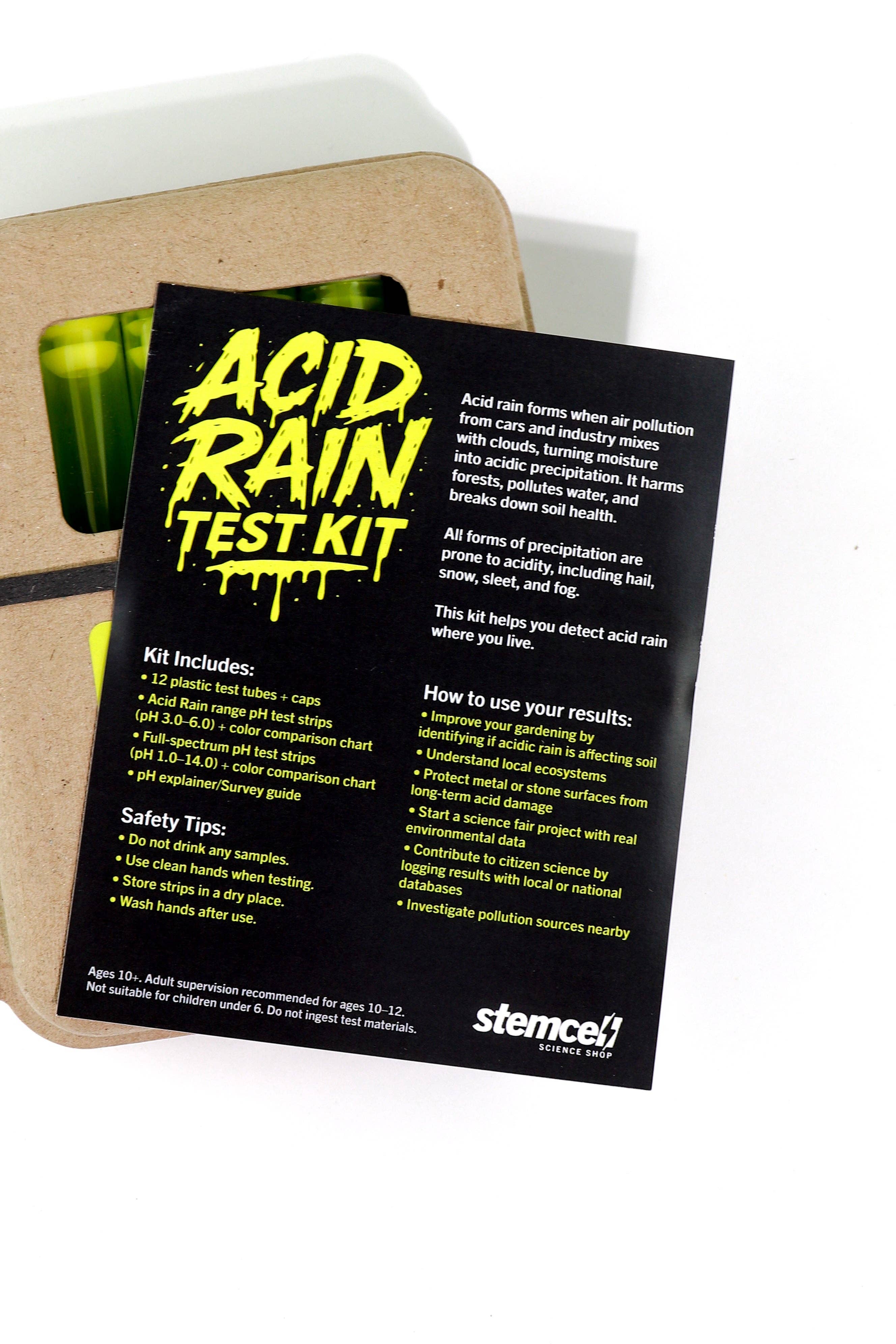 Stemcell Science Shop - Wholesale DIY Craft Kit - Kids - Acid Rain Test Kit1