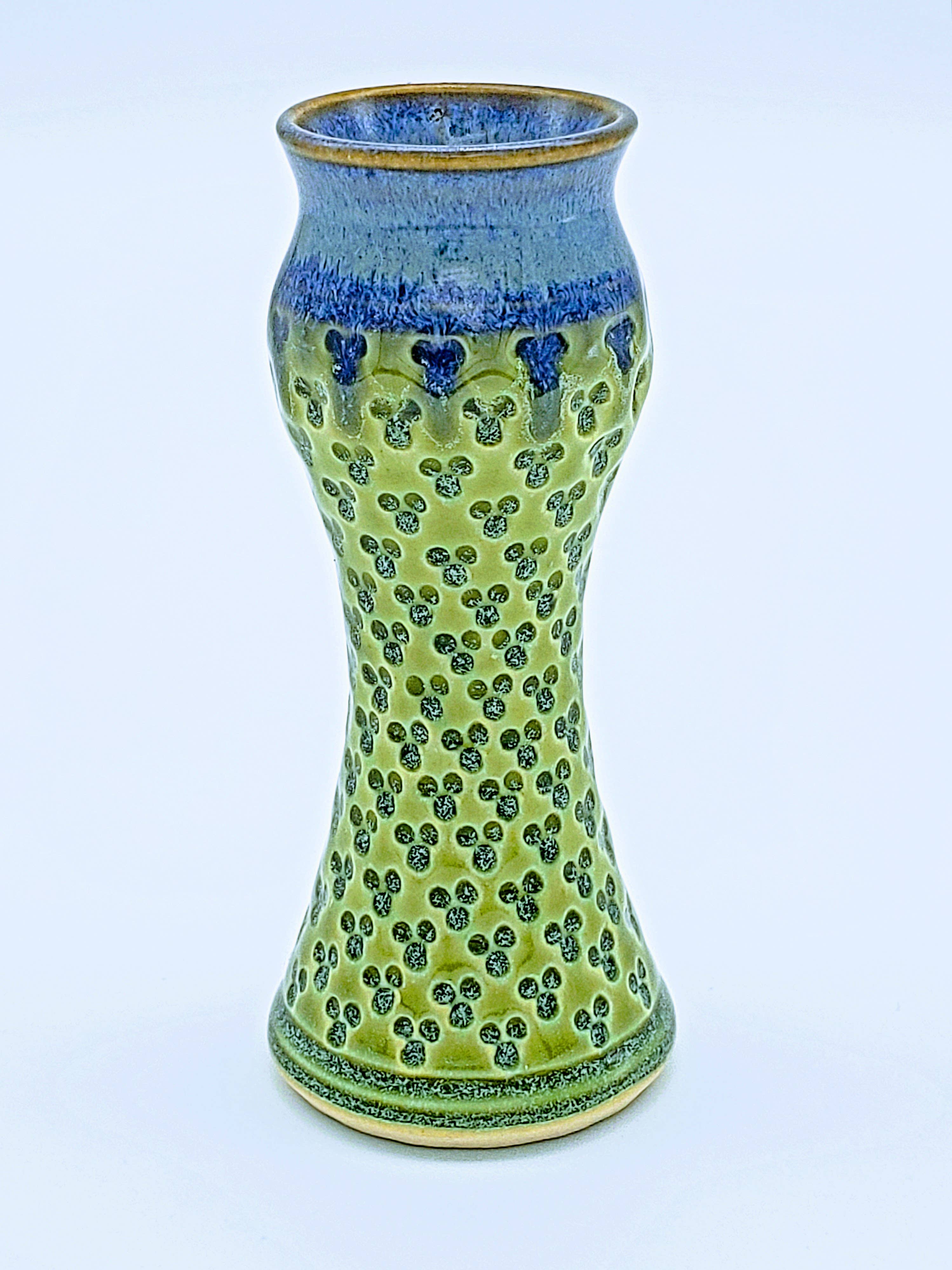 Plays in Mud Pottery - Wholesale Vase - Small Amphora Vase w/full pattern Made to order pottery0