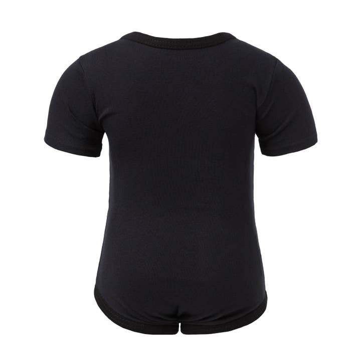 Infantium Victoria – wholesale Bodysuit (non-footed) – Baby – Gothic Black Onesie