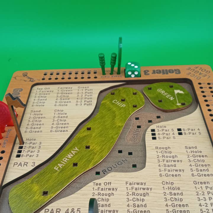 Tabletop Dice Golf Game - The Dice League for wholesale by Laser Focused Promotions