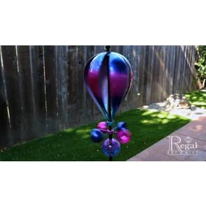 Regal Art & Gift - Wholesale Garden/Lawn Stake - Balloon Solar Wind Spinner Stake - Purple5