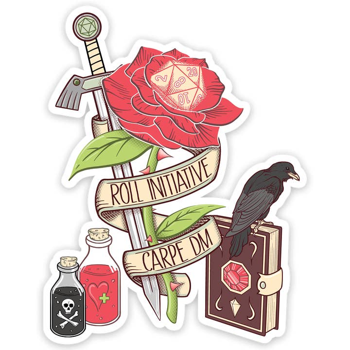 Carpe DM Sticker for wholesale by GlassStaff