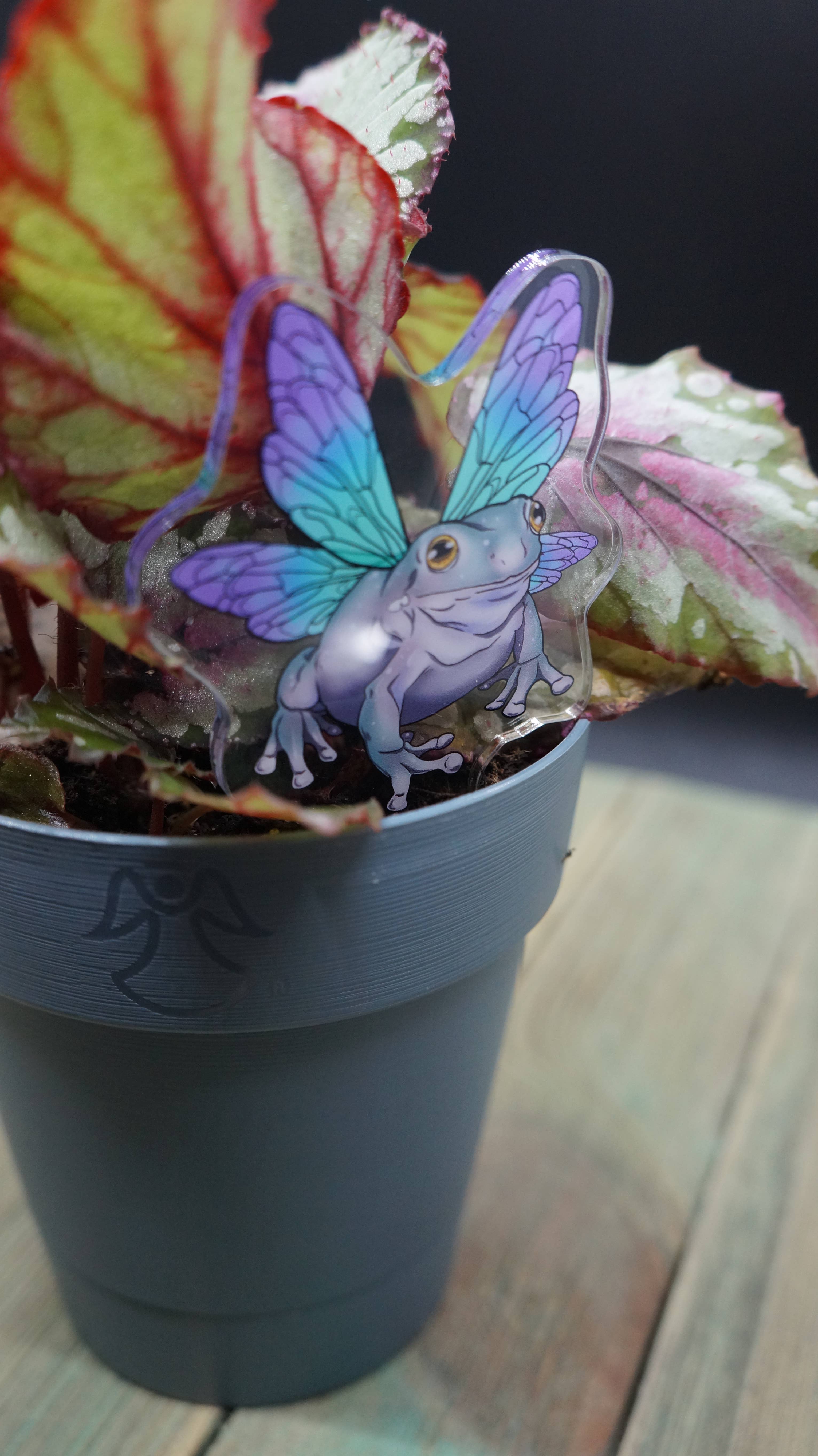 Goblin Grimm Gifts - Wholesale Garden/Lawn Stake - Flutter Frog Plant Sticks5