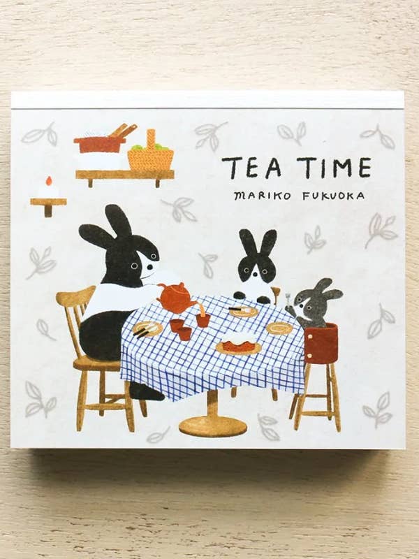 Mariko Fukuoka Blocco Note Adesive | Carini Foglietti Adesivi Giapponesi per la vendita all'ingrosso da parte di 「FUNJI」In Japan