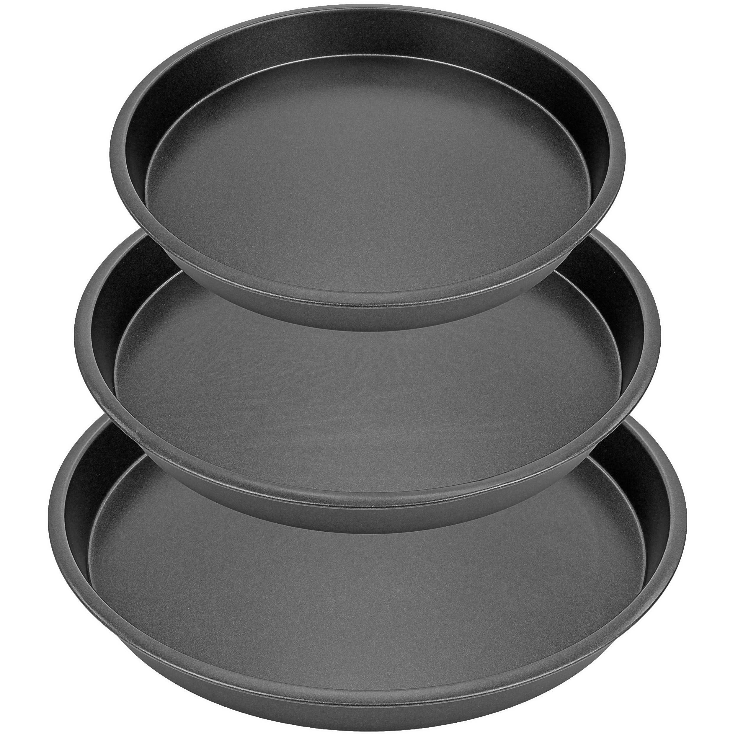 Fairly Odd Brands – wholesale Baking dish – Non-Stick Round Cake Baking Pan Cookie Sheet Set, 8" 9" 10"0