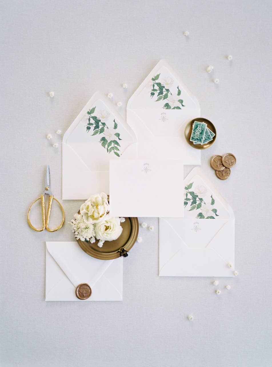 Ciarra Claire - Wholesale Stationery/Notecard Set - Floral | Stationery Set of 62