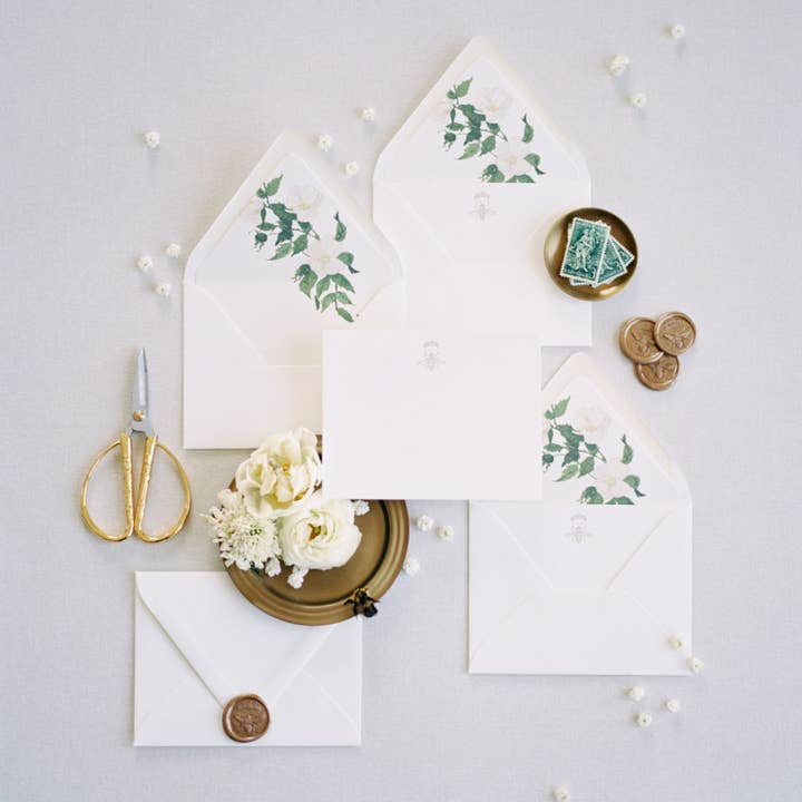 Ciarra Claire - Wholesale Stationery/Notecard Set - Floral | Stationery Set of 62