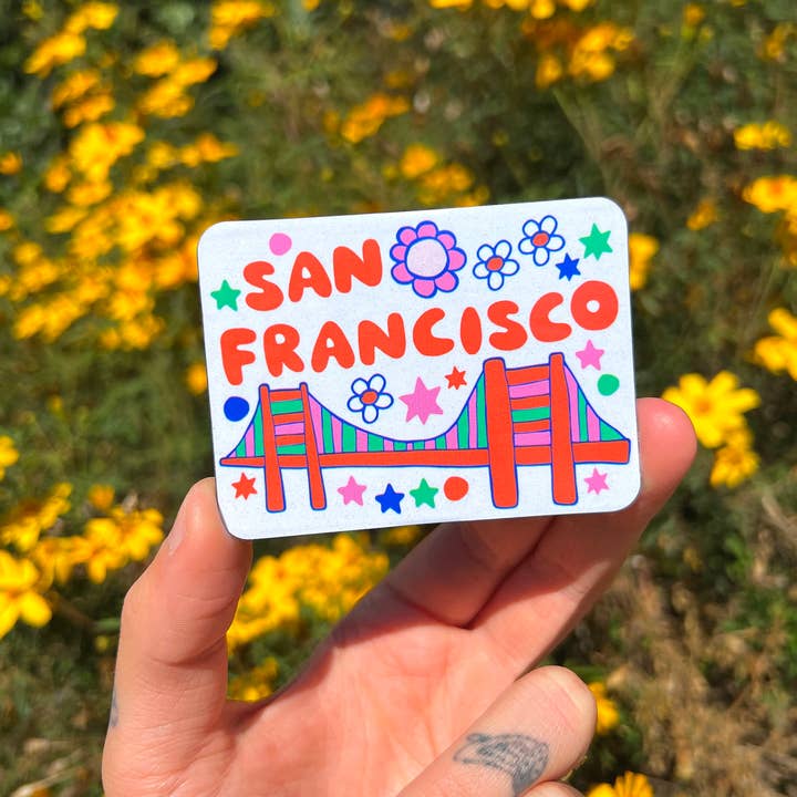 LOLALA - Wholesale Magnet - San Francisco Magnet - Golden Gate Bridge4