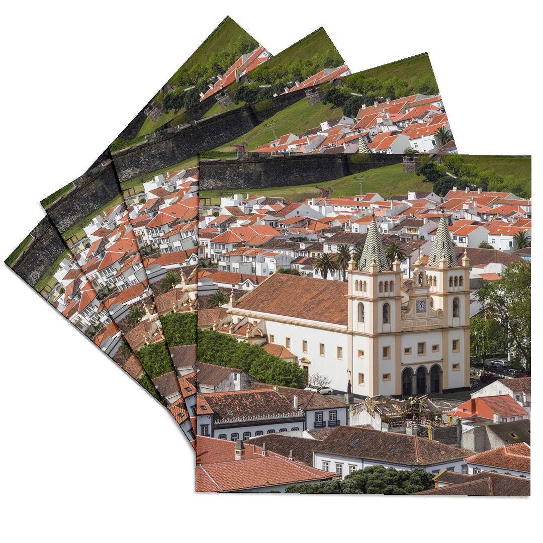 3dRose - Wholesale Coasters - 3dRose, Portugal, Azores Terceira Island, Santissimo Salvador da Se cathedral, Coaster0