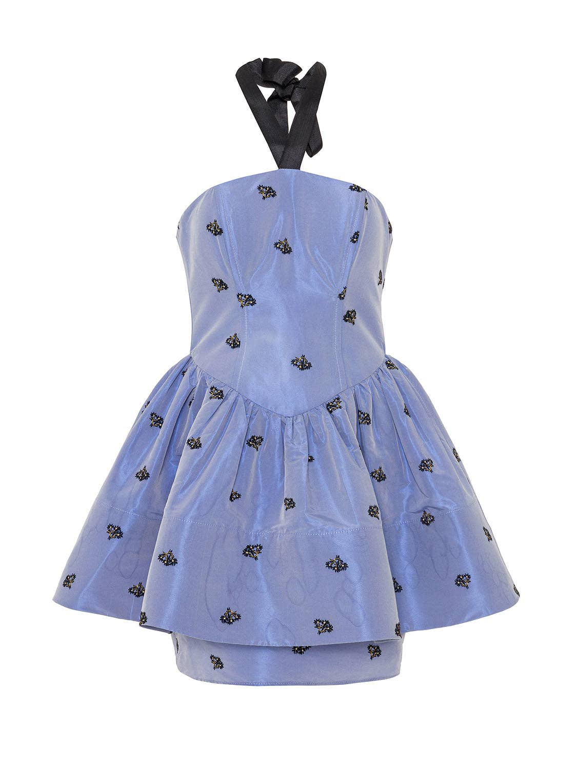 Lilac Embroidered Strapless Mini Dress for wholesale on Faire5