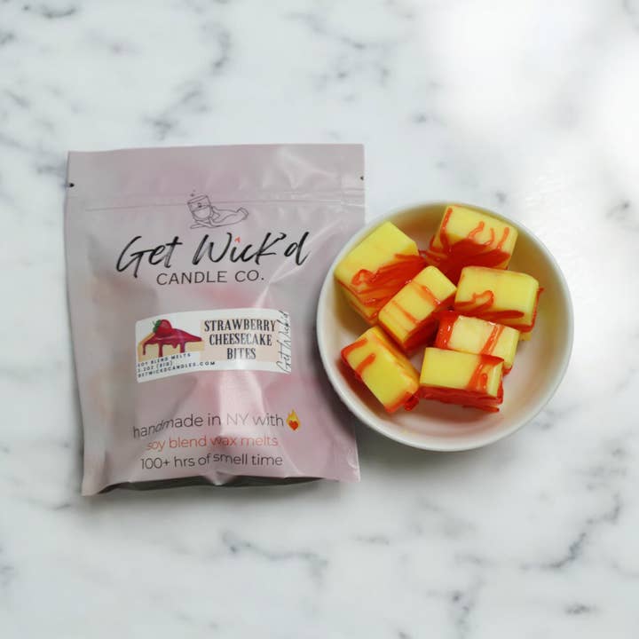 Get Wick'd Candle Co. - Wholesale Wax melt - Strawberry Cheesecake Wax Melts1