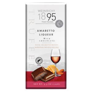 L&F Universal Goods - Wholesale Chocolate Bar - Weinrich's 1895 Amaretto Honey Marzipan Trffle Milk 10/3.5OZ0