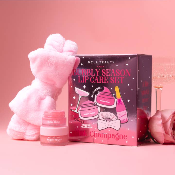 Bubbly Season Lip Care Holiday Gift Set for wholesale by NCLA Beauty