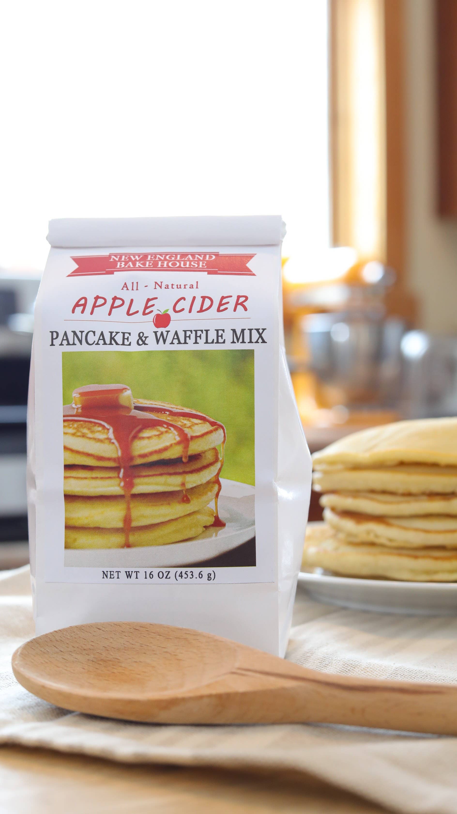 New England Bake House – wholesale Pancake mix – Apple Cider Pancake/Waffle Mix1