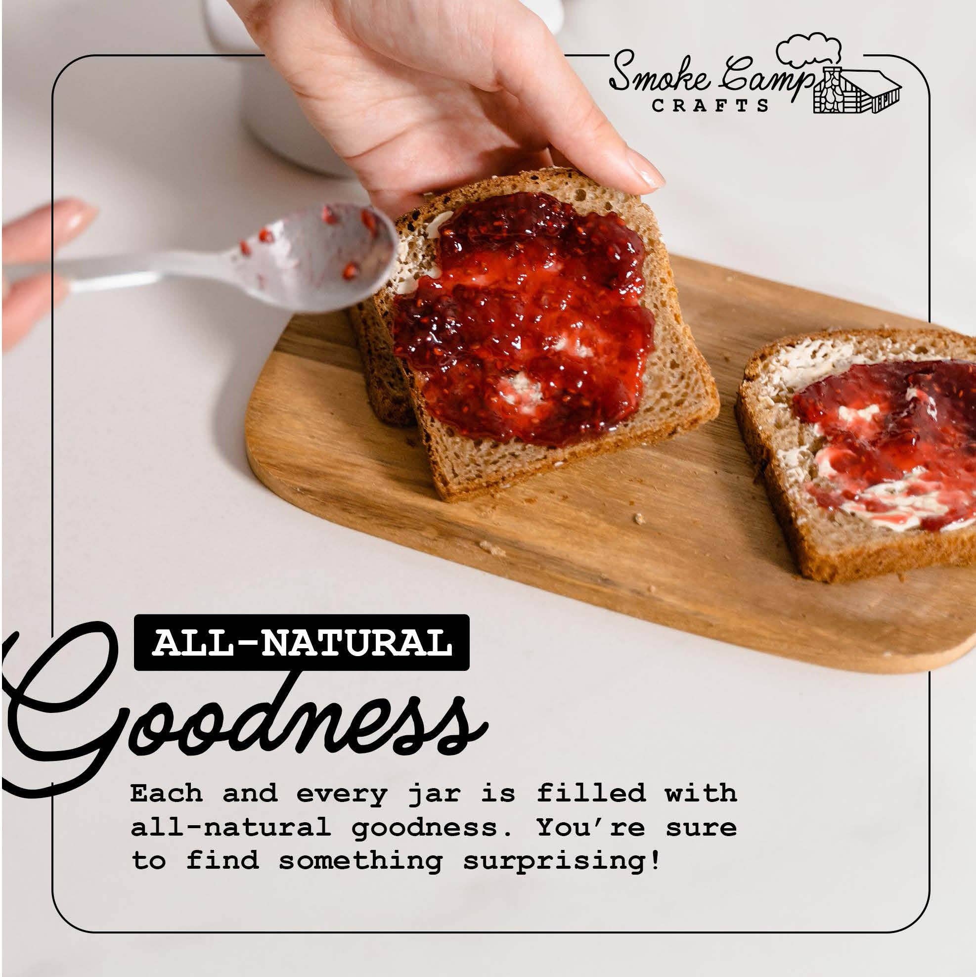 Smoke Camp Crafts - Wholesale Jam/Jelly - Jam and Jelly Gift Set - 12-pack, Twelve 5-oz Jars (142 g)9