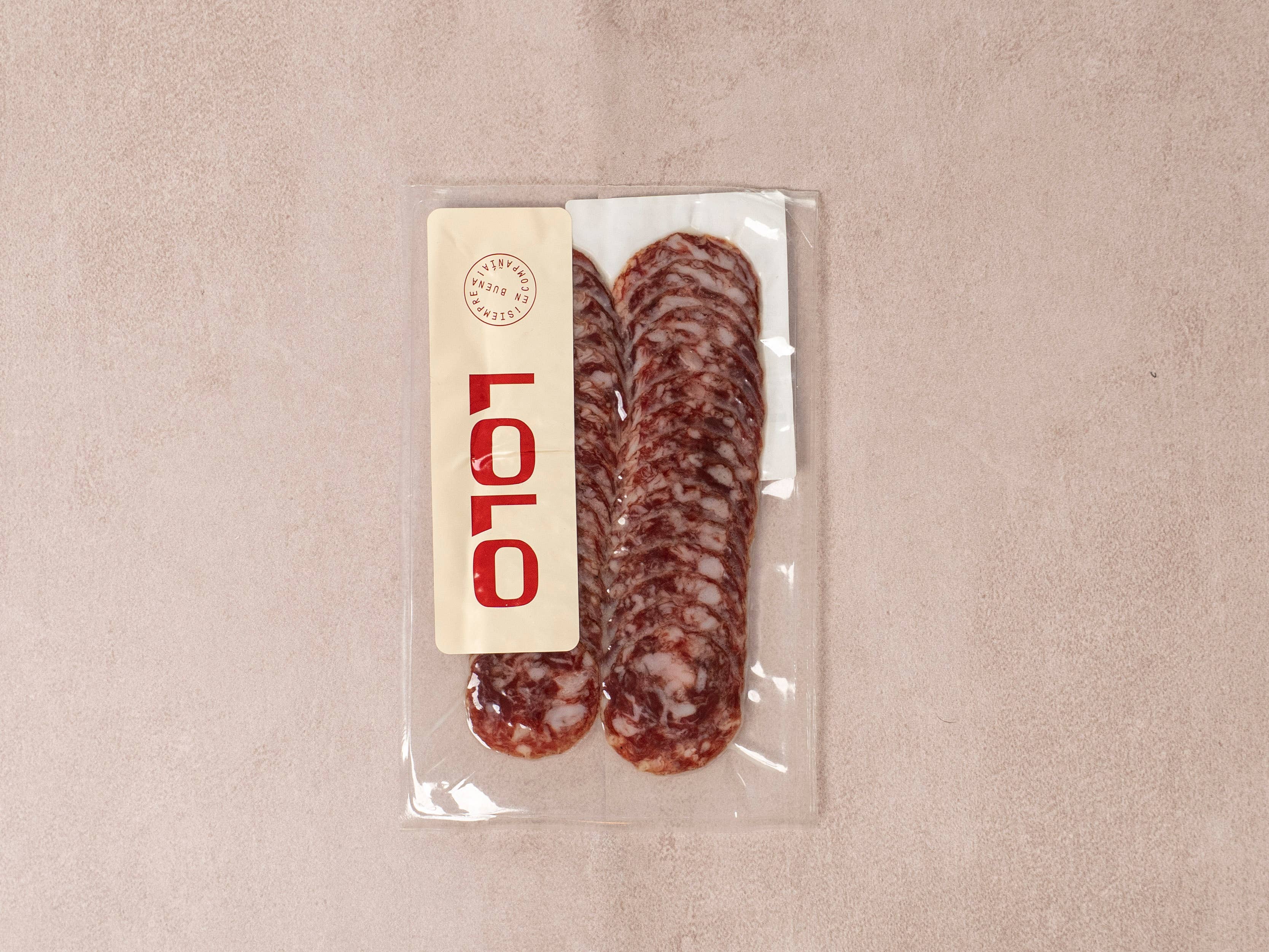 LOLO - Vente Saucisses - Saucisson Ibérique de Bellota - Tranché - 80g0