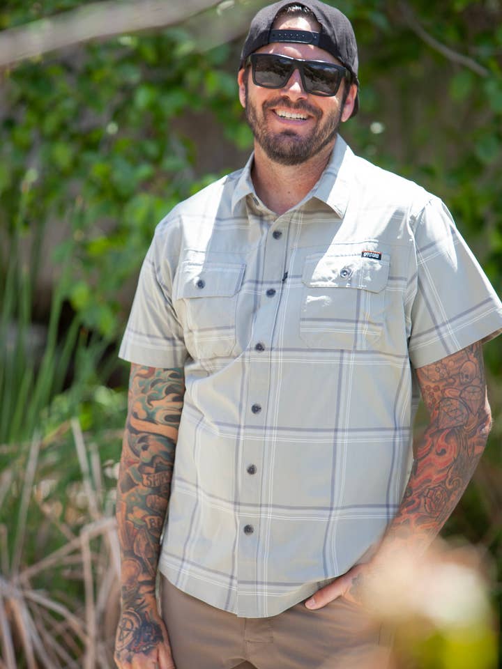 Jack Knife SS Skjorte - Salviegrøn for engroshandel hos Off The Grid Surplus