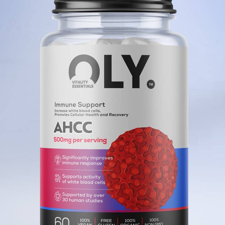 OLY Europe - Wholesale Oral Supplement/Vitamin - Oly - AHCC - 500mg - 60 vcaps0