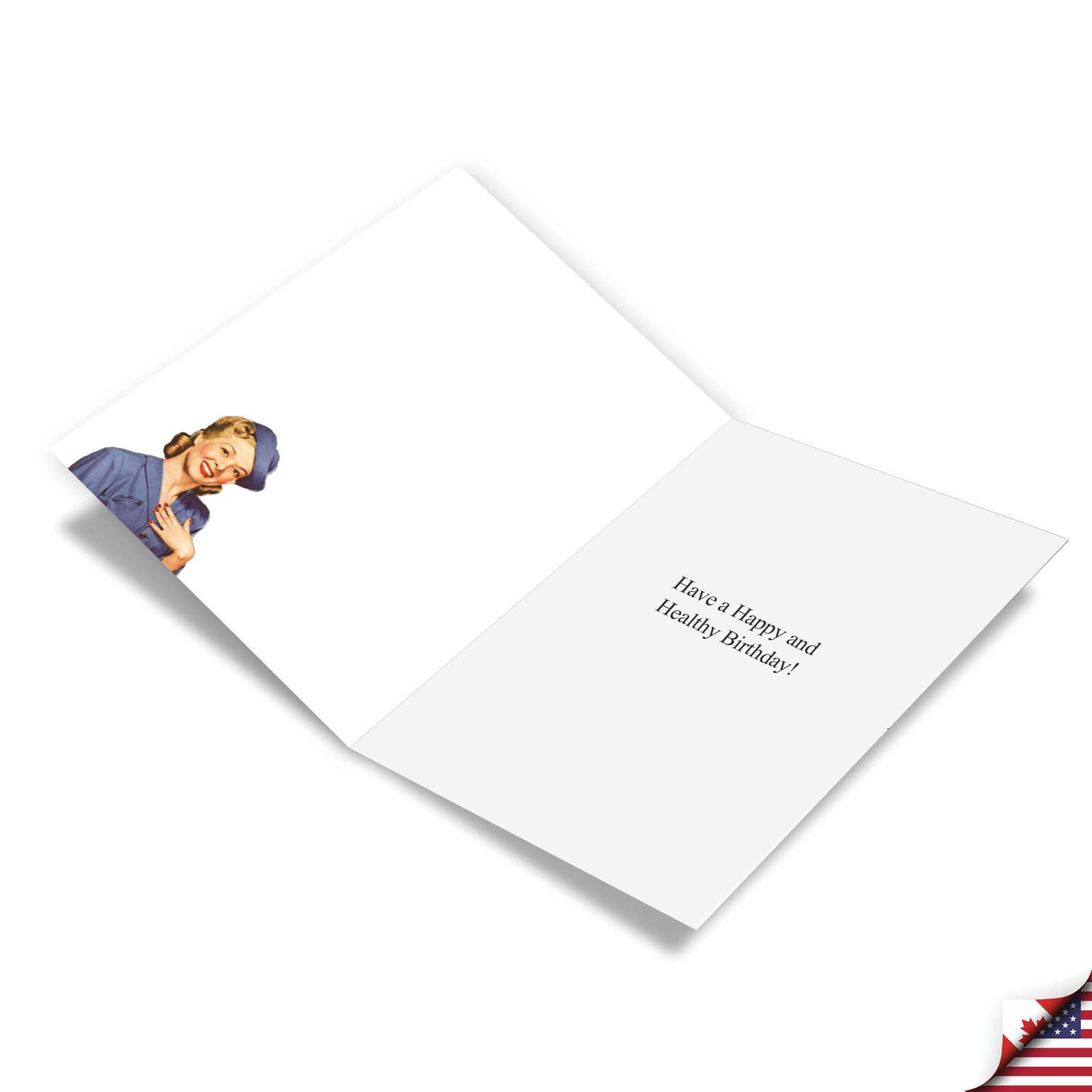 NobleWorks - Wholesale Birthday Card - 1 Funny Birthday Greeting Card-Buying Vegetables-NobleWorks1