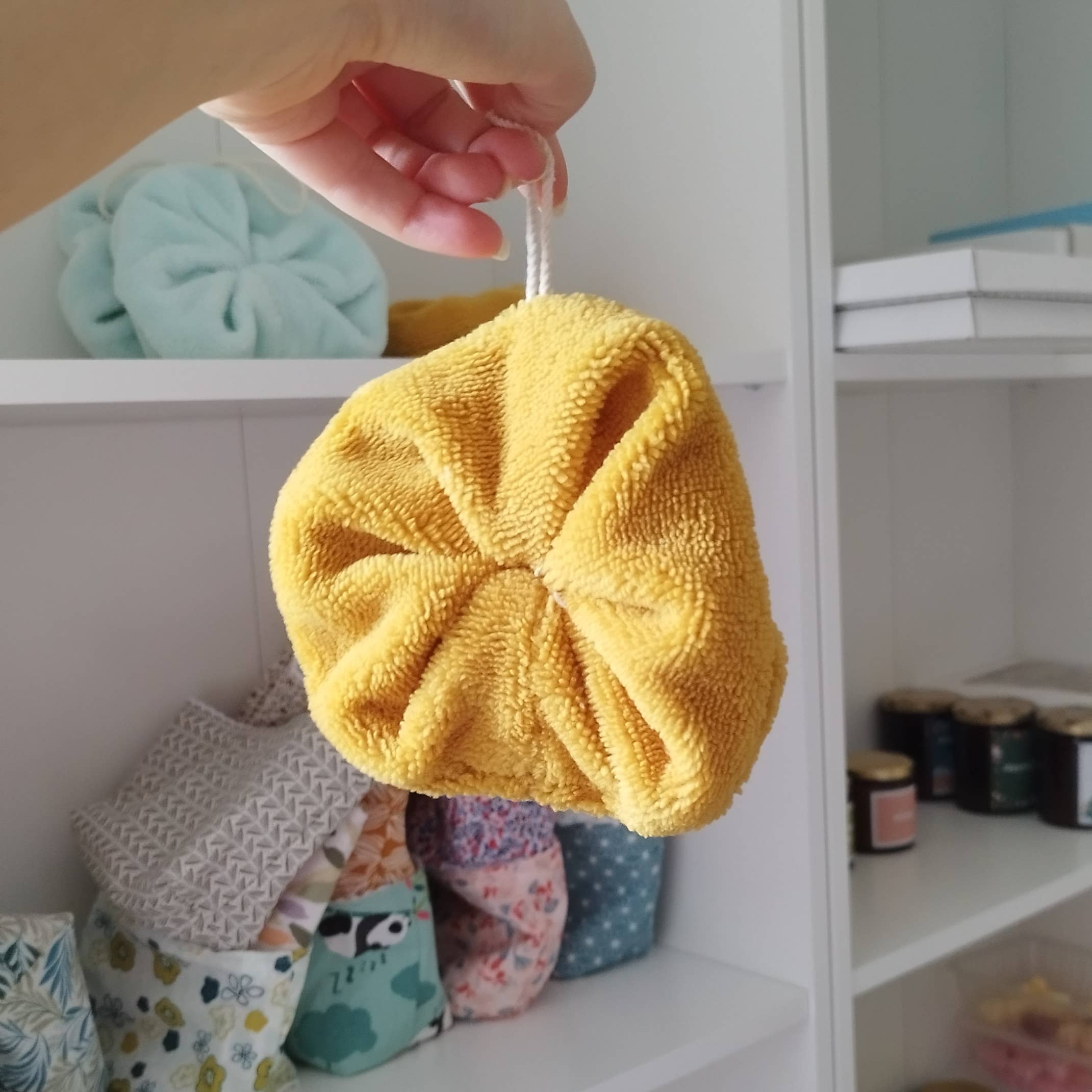 Maison Alice – Puff/esponja de banho por atacado – esponja de chuveiro de bambu natural2