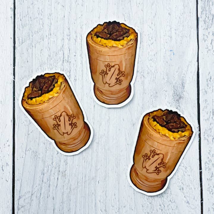 Autocollant Mofongo pour la vente par The Black Lab Soapery