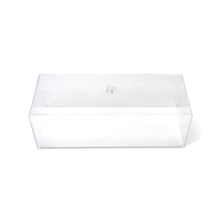 VIVIENCE - Wholesale Serving Tray - Rectangle Cake Tray with Dome, with Clear Ball Legs and Knob2