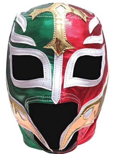 MEXTEQUIL - Wholesale Costume - Unisex - Luchador Mask Adult Wrestling Costume Rey Misterio
