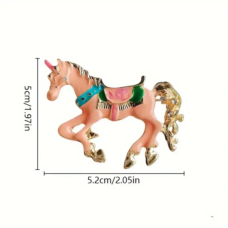 Magnifique Hearts - Wholesale Broche - Betoverende eenhoornbroche collectie decoratieve sieraden5