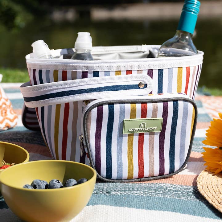 Nibble Distributors Ltd - Wholesale Picnic basket - Country Living Insulated hamper0