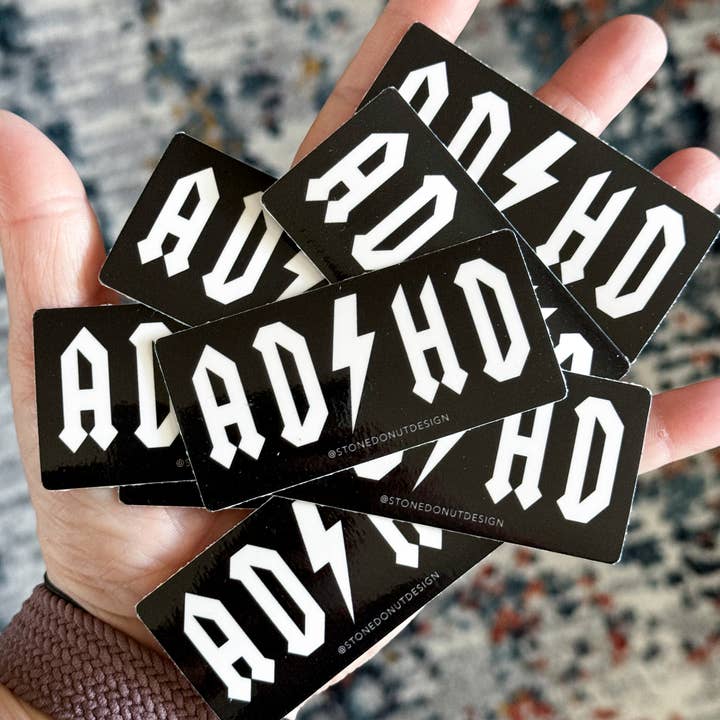 Stone Donut Design, LLC - Wholesale Sticker - ADHD Vinyl Sticker2