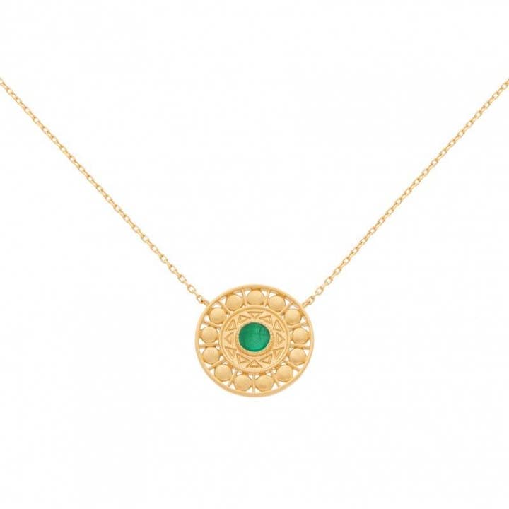 CONSTANCE CASSANDRE KOLLEKTION Grön agat halsband för wholesale av Collection Constance