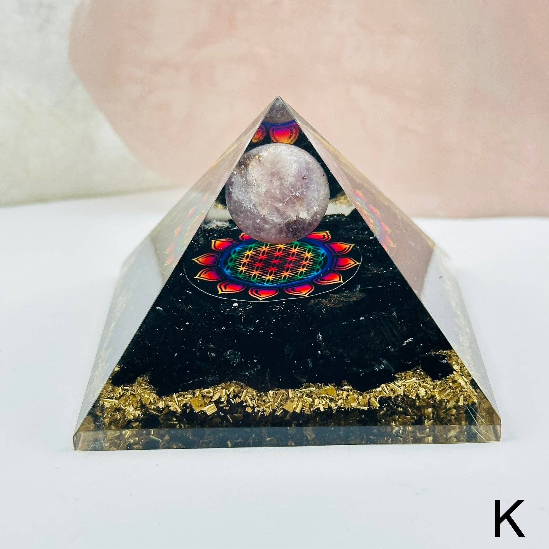 Rock Paradise – Pedra/cristal espiritual por atacado – Pirâmide de Cristal de Orgone10