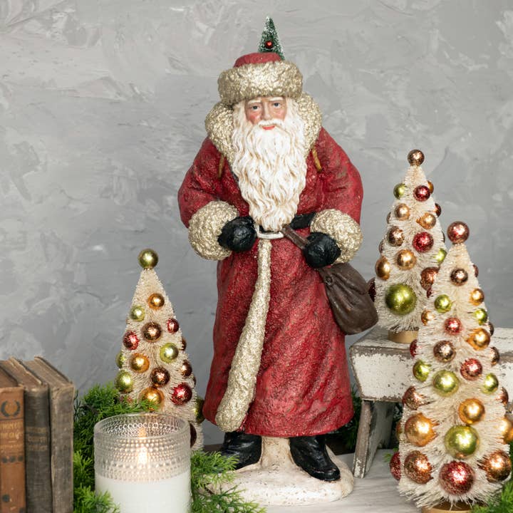 22" SANTA W/ SATCHEL for wholesale by Ragon House